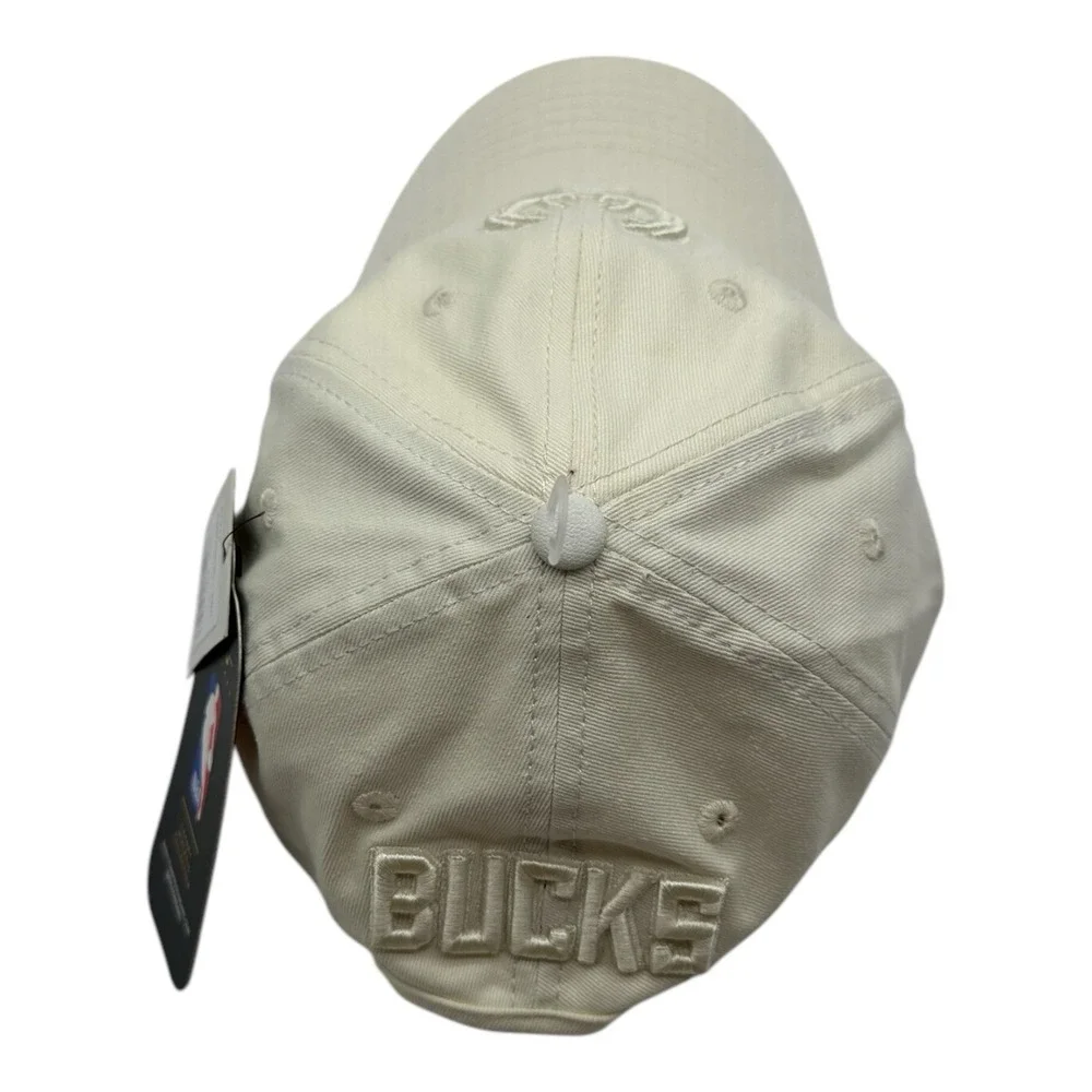 Pro Standard‎ Milwaukee Bucks Hat Cap Strapback Adjustable White NBA Basketball